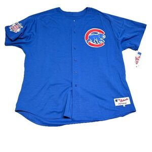 Chicago Cubs Mark Prior #22 Authentic Jersey Size 60 Blue Majestic MLB NWT